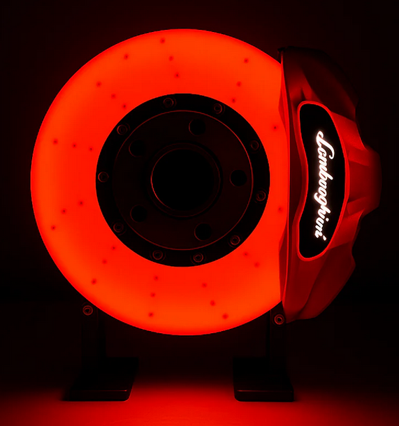 BrakeGlow™ - Handcrafted LED Rotor Light Lamborghini