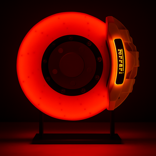 BrakeGlow™ - Handcrafted LED Rotor Light Ferrari